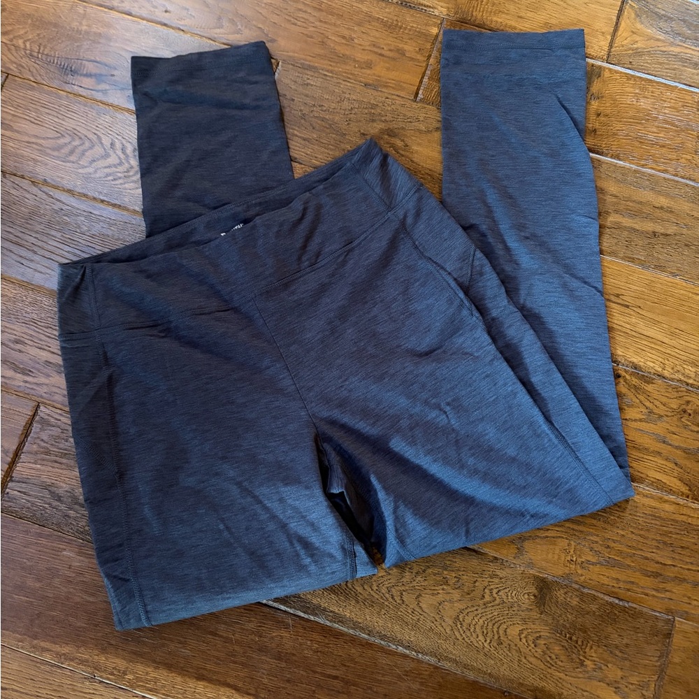Duluth Trading Co. Women's Charcoal Gray/blue Leggings